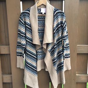 ROMEO & JULIET COUTURE alpine drape front open cardigan